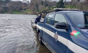 Polícia Marítima apreende rede de tresmalho no Troço Internacional do Rio Minho 1