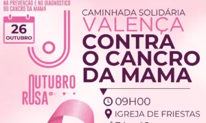Caminhada Solidária “Outubro Rosa” a favor da Liga Portuguesa Contra o Cancro Caminhadaligavalença