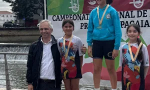 DKC de Viana: Mateus Alves, Pedro Venâncio, Micael Silva, Maria Mendes vencem Final Nacional das 1ªas pagaiadas de slalom 8 Z